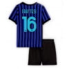Inter Milan Davide Frattesi #16 Hemmatröja Barn 2025-26 Kortärmad (+ Korta byxor)